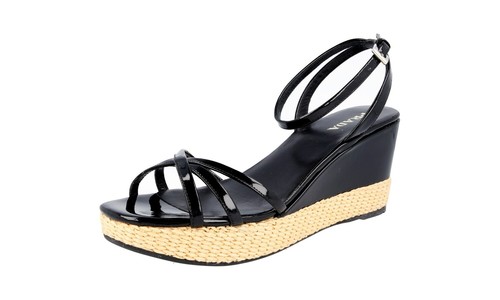 Prada leder plateau stroh - plateau,