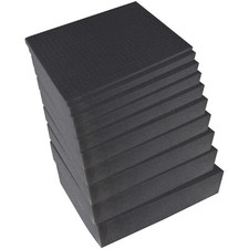 HMF Rasterschaumstoff, Würfelschaumstoff, 440 x 315 mm, Tabletop Zubehör