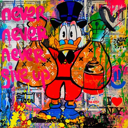 Ausstellungsstück never give - ausstellungsstück!never,