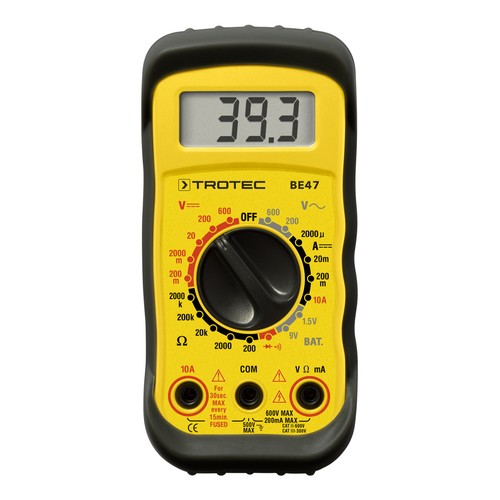 Trotec digital multimeter be47 - digital,