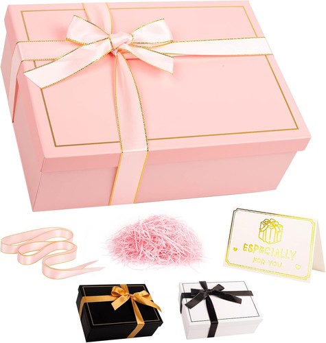 Rosa geschenkbox mit deckel - geschenkbox,