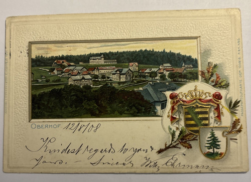 Präge oberhof mit wappen - präge-ak,