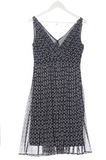 ESPRIT Chiffonkleid Damen Kleid Gr. DE 38 schwarz-weiß Casual-Look