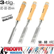 3 x Profi Stechbeitel