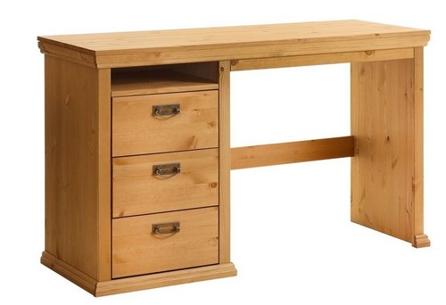 Schreibtisch kiefernholz - schreibtisch,