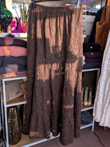 Rock maxi floral spitzen mit - spitzen,