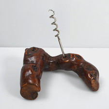 Korkenzieher aus Holz, Ast
