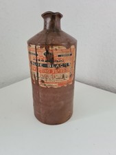 Stephens London blau-schwarz Steinzeug Tintenfass 19. Jahrhundert Antik Sammler