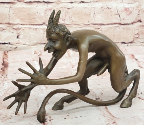 Bronze skulptur große satyr - bronze,