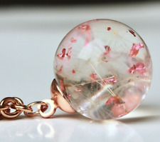 Pusteblumen Kette Glitzer Folie Glücksbringer Geschenkidee Frau Mutter Freundin