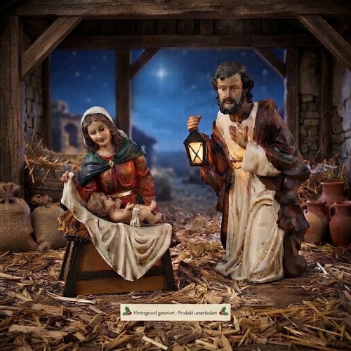 Krippenfiguren heilige familie - heilige,