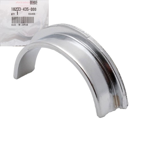 Original halbschale auspuff - halbschale,