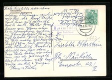 Ansichtskarte Landpoststempel Burkersdorf über Rudolstadt 1960 
