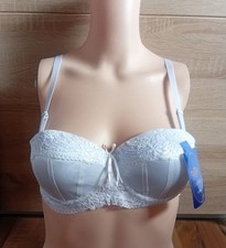 Weißer Bügel BH Hochzeit