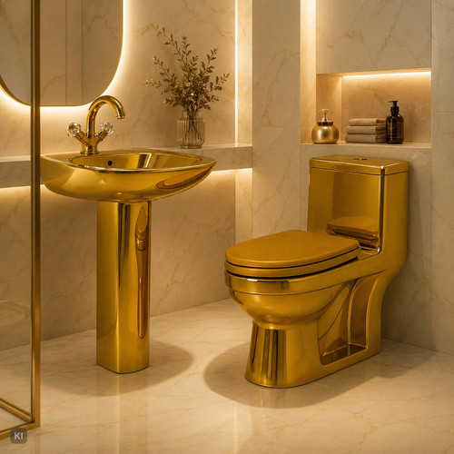 Gold waschbecken keramik - wc,