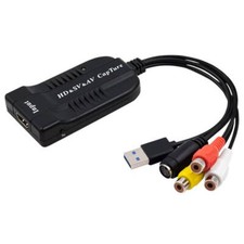 HDMI, AV, RCA, S-Video auf USB 1080P Audio Video Capture Card für Streaming Game
