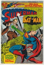 ✪ SUPERMAN #14 /1977 + Sammelmarke/ohne Poster, Ehapa/DC Comics COMICHEFT Z2-