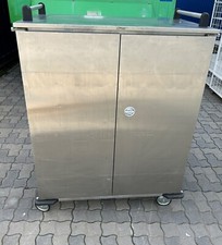 Hammerlit Wäschewagen Transportwagen für Sterilgut aus Edelstahl 114x58x122cm