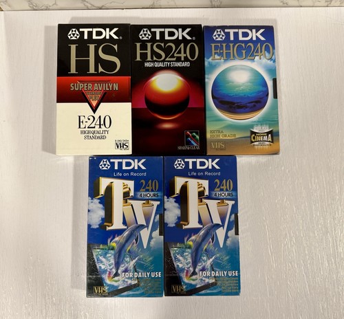 Tdk vhs leerkassetten 240 - leerkassetten, e-240