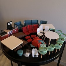 Puppenmöbel Konvolut Miniatur