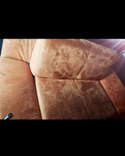 Vintage Look Sofa Terracottafarben (2-3 Sitzer)