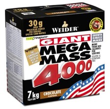 (12,79€/kg)SONDERPREIS! WEIDER Mega Mass 4000 7kg 3 Sorten!