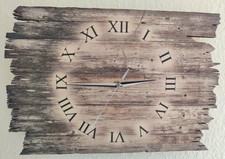 Kreative Feder Designer Wanduhr, Holz-Design, Landhausstil