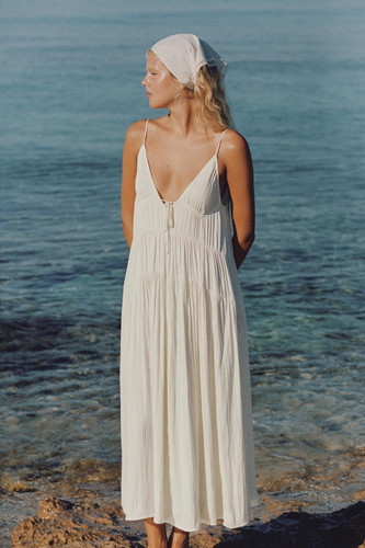 Nwt zara gerafftes - nwt, langes