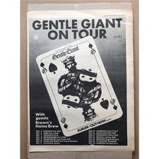 GENTLE GIANT ON TOUR(B) POSTER