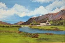 Vintage ÖL AUF Karton von