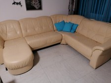 Hussel Eckcouch mit Ottomane und 1 Sessel VHB ( 5 Teilig )