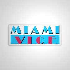 Miami vice sticker - sticker, tv