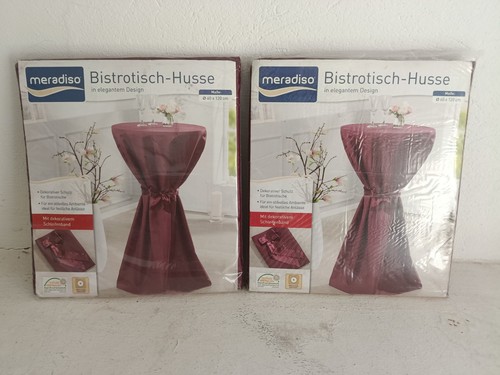 Bistrotisch husse weinrot - bistrotisch,