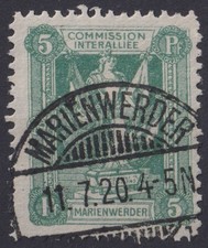 =Marienwerder Mi.Nr.1 xB gestempelt (Marienwerder) tiefst geprüft Bock BPP=