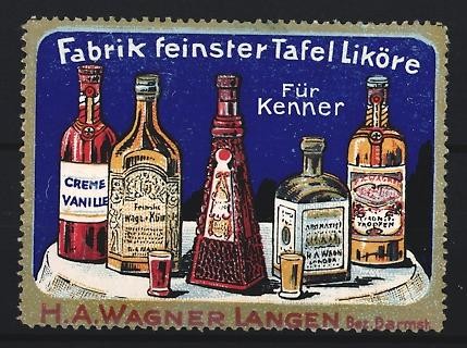 Reklamemarke langen fabrik - reklamemarke,