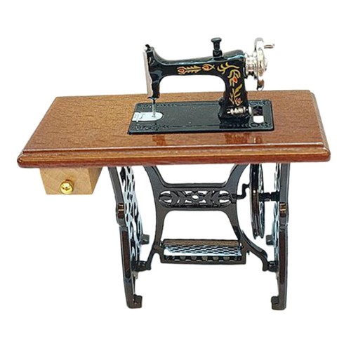 Miniatur nähmaschine bjd - 1/6, miniatur-nähmaschine