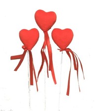 3 Stk Deko Herz Herzstecker