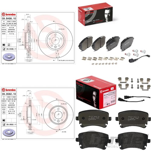 Brembo bremsscheiben beläge - +,