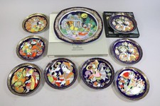 9x Sammelteller Porzellan Björn Wiinblad ua Weihnachten & Aladdin (GV444)