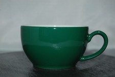 Kaffeetasse 0,25 L Cappucinotasse Solid Color Tannengrün grün  Dibbern