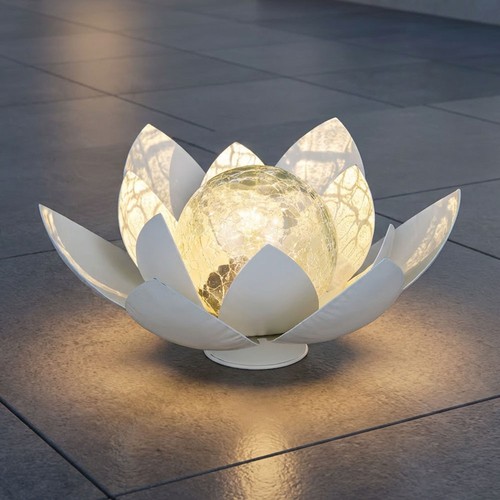 Led lotusblume gartendeko - lotusblume,