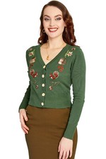 Voodoo Vixen Strickjacke Green