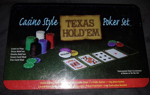 Pokerspiel set texas holdem - set,