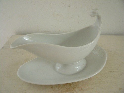 Alte sauciere vogelkopf shabby - alte,