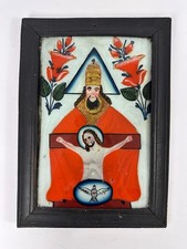 Antike Hinterglasmalerei Sandl