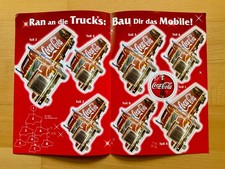 Coca Cola Weihnachtstruck Truck Mobile Bastelbogen Weihnachten selbst basteln