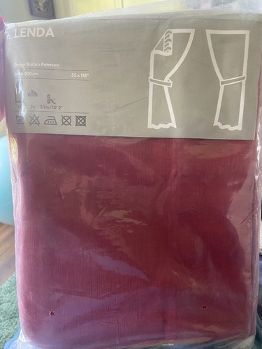 Ikea lenda rote vorhänge - rote,