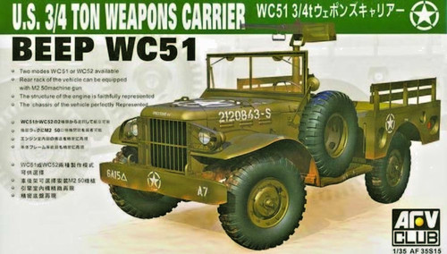 Afv35s15 afv club 35 wc51 - afv, 1/35
