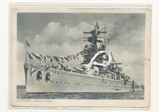 Feldpost WK 2 Panzerschiff Admiral Scheer Marine nach Lippspringe Feldpost 26883
