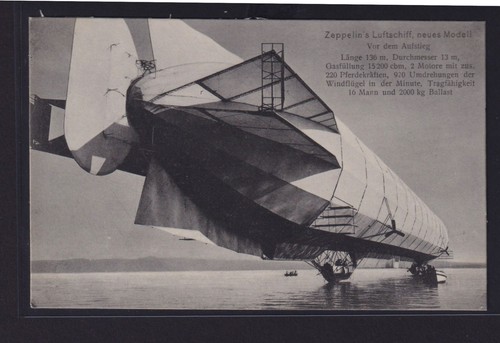 Ansichtskarte zeppelin - ansichtskarte,